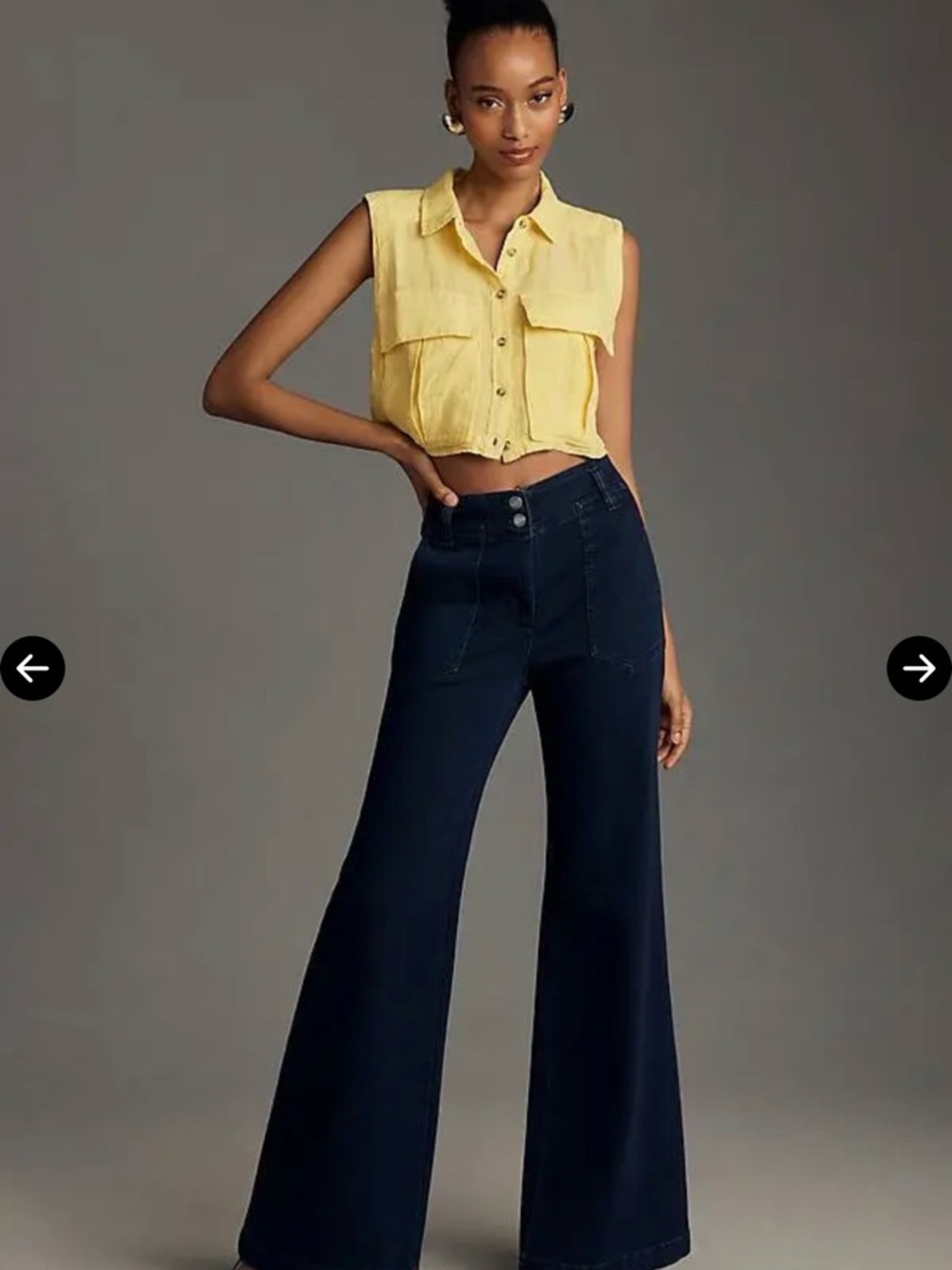 NWT - Maeve “The Naomi” Wide-Leg Jeans from Anthropologie